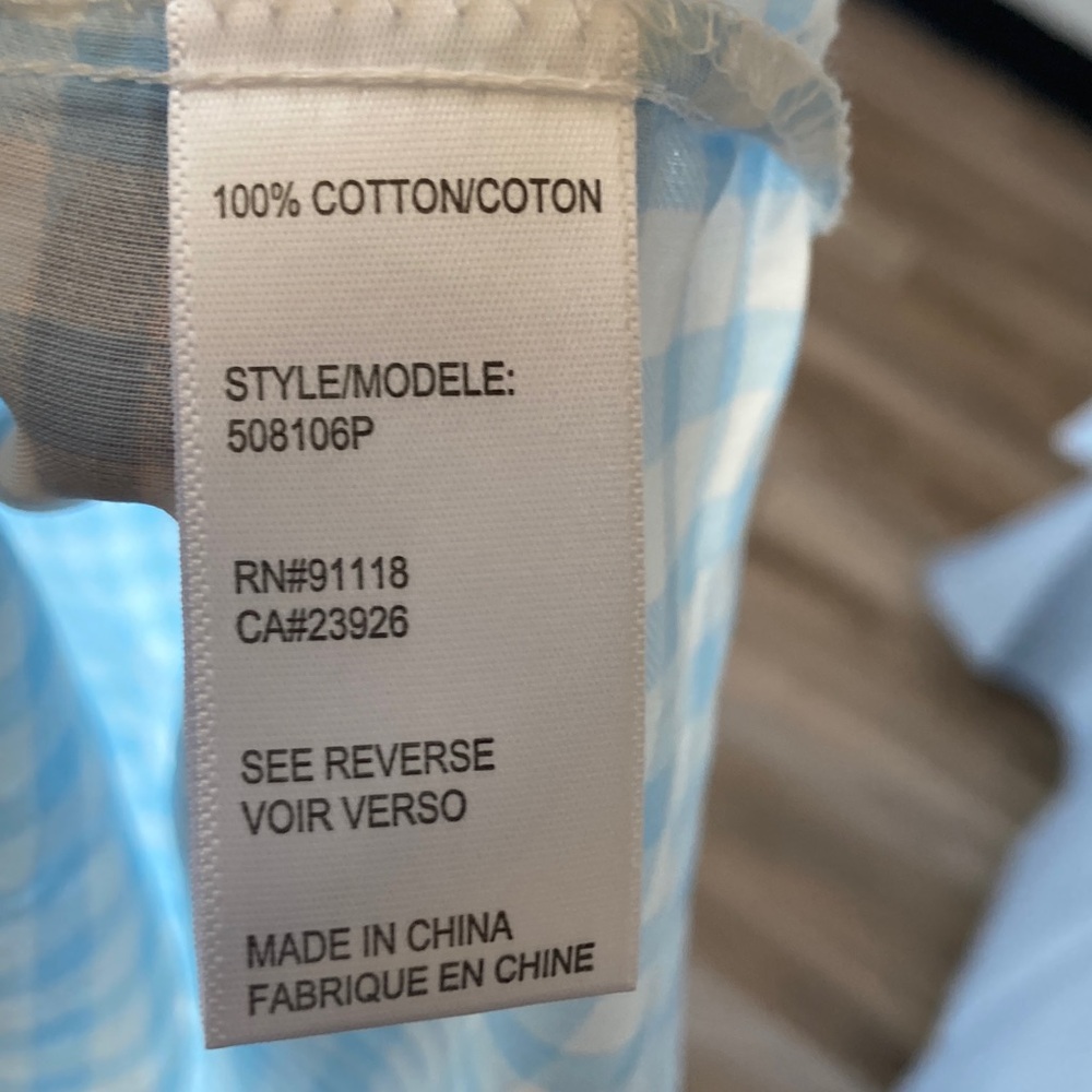 Jasmine Rose Petite gingham print nightgown cotton lightweight smock detail PM - Picture 17 of 17